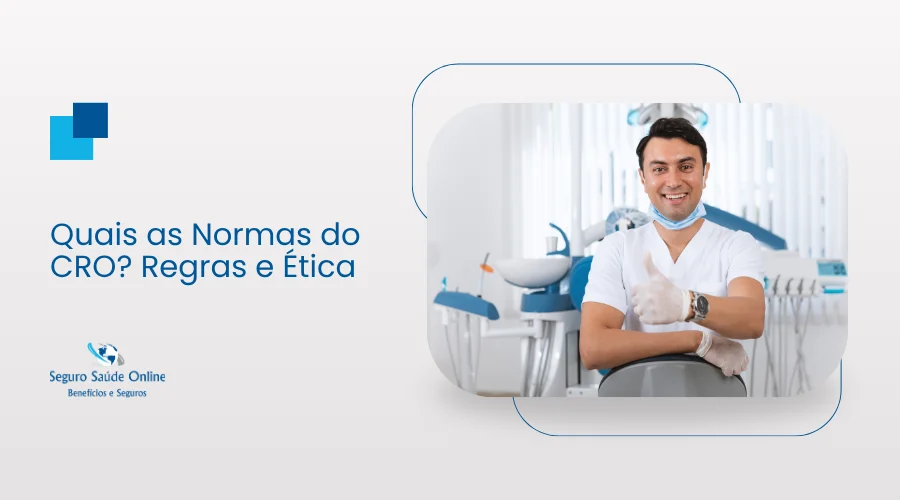 Cirurgião-dentista analisando documentos e o Código de Ética do CRO
